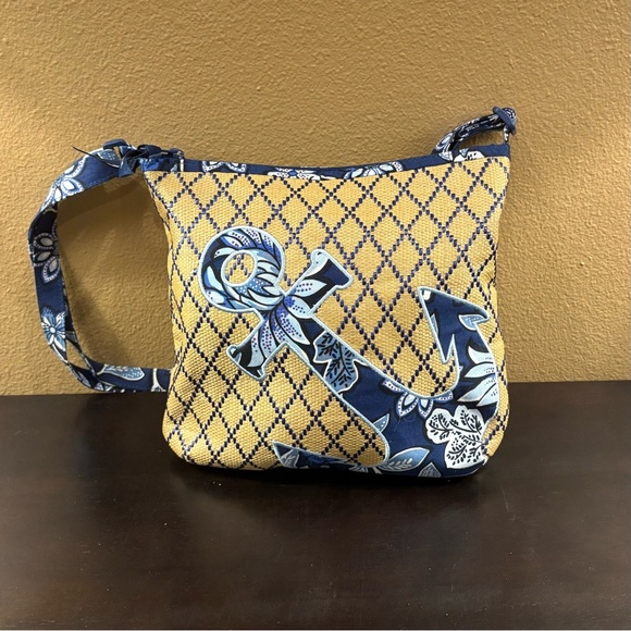 Vera Bradley Handbags - Vera Bradley Straw Anchor Crossbody